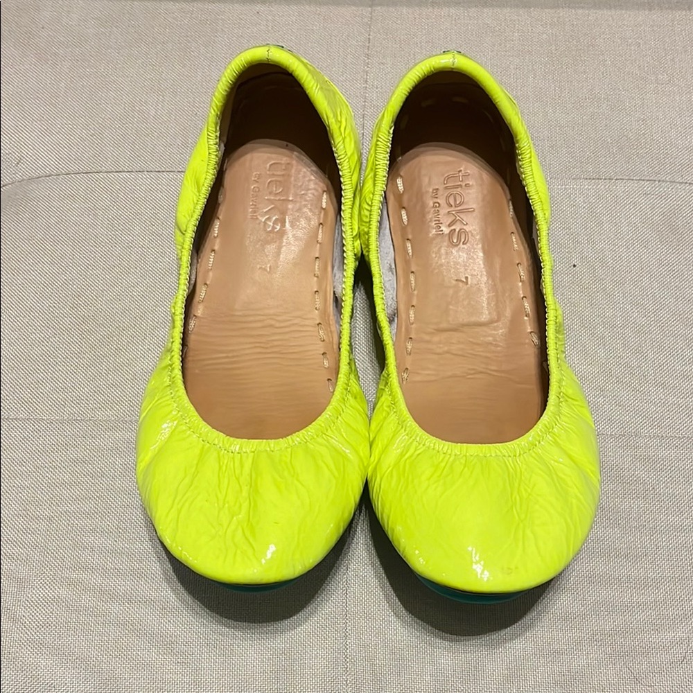 Tieks Vibrant Yellow Ballet Flats